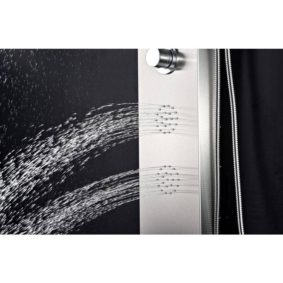 ANZZI Prairie Brushed Steel 4-Spray Shower Panel System (Valve Included)