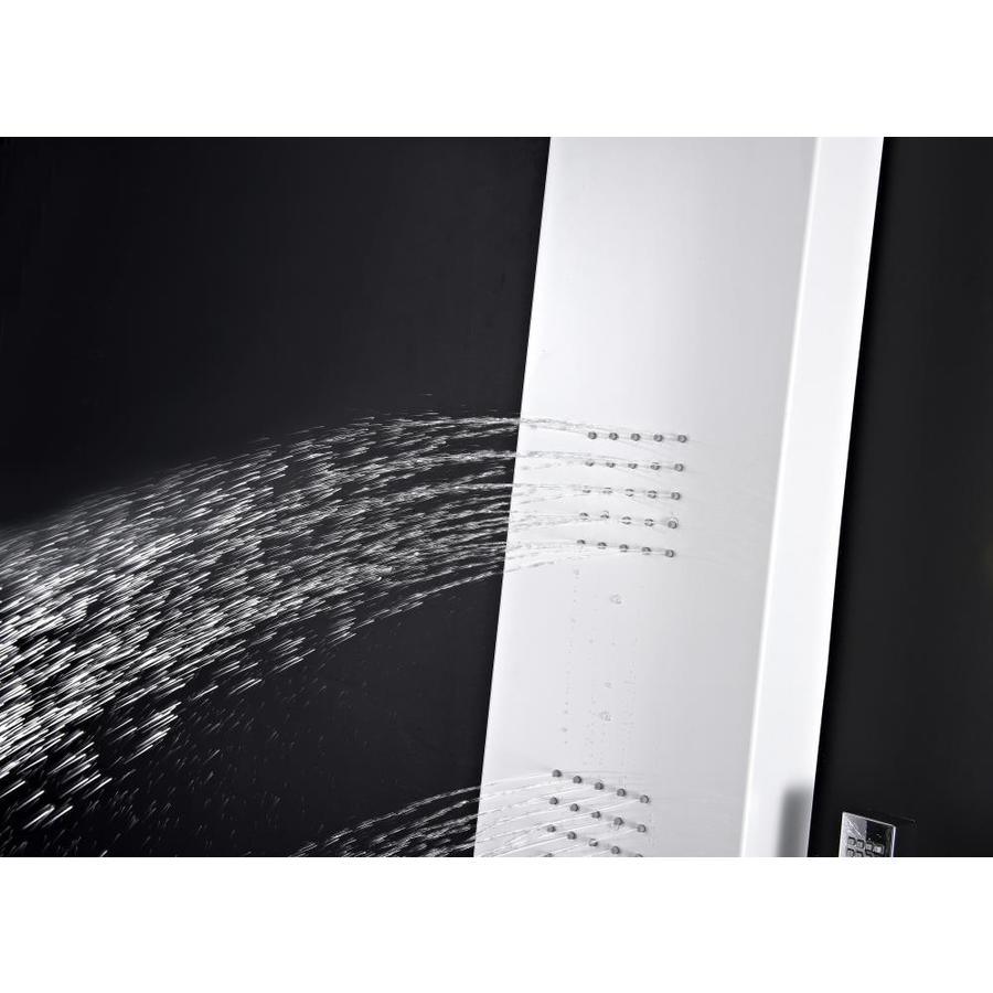 ANZZI Vega White 3-Spray Shower Panel System (Valve Included)