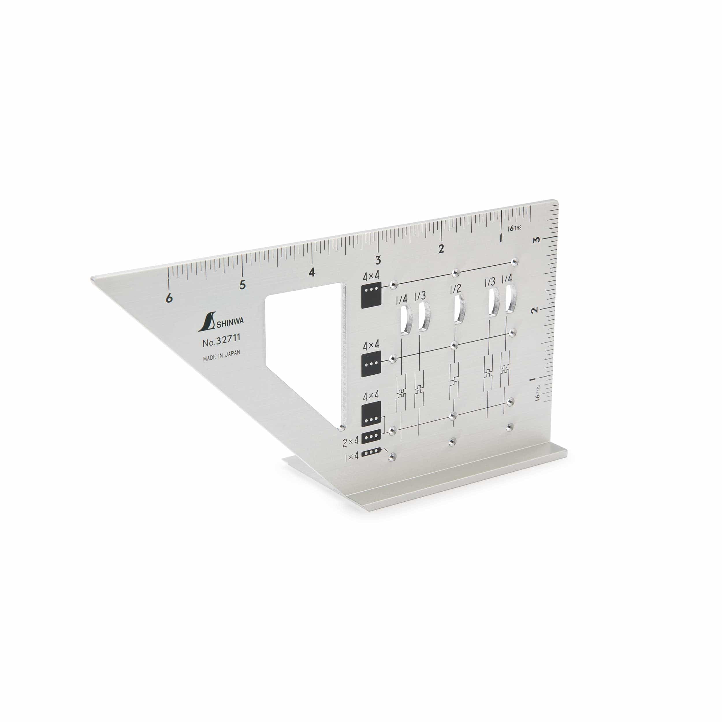 Miter Rule 3D for 2x4 Lumber - Aluminum