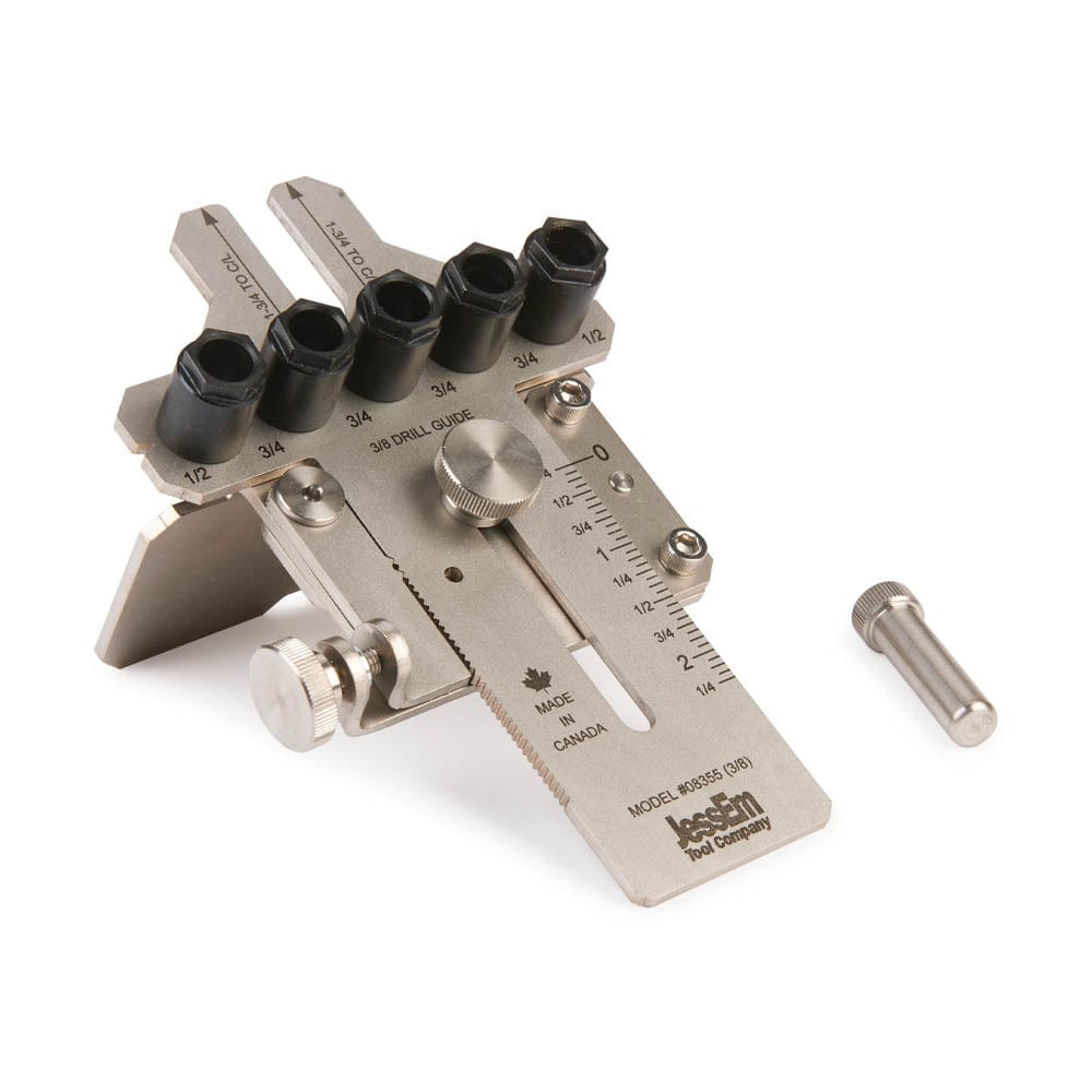 3/8" Stainless Steel Dowelling Jig with Angle