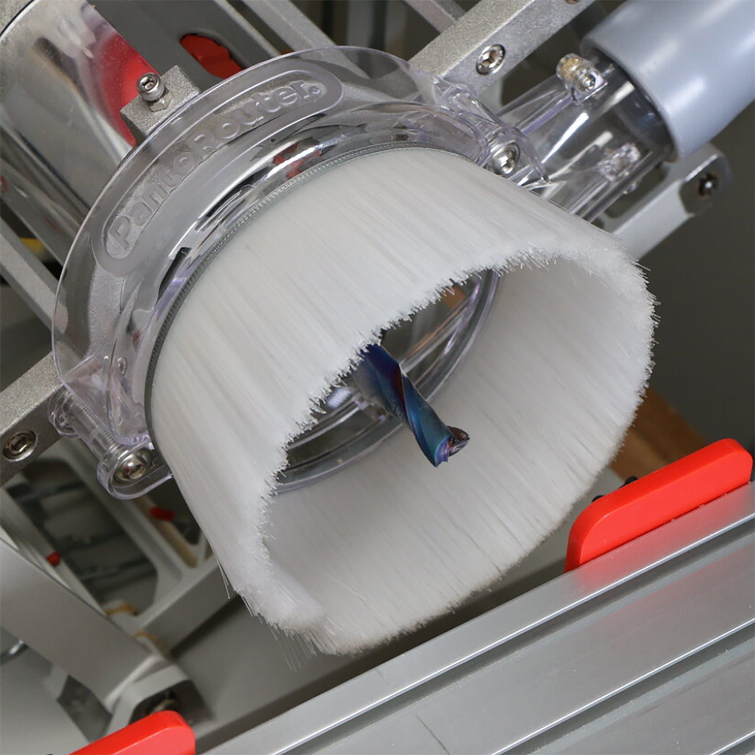 Dust Collection Hood Hinged with Brush for PantoRouter