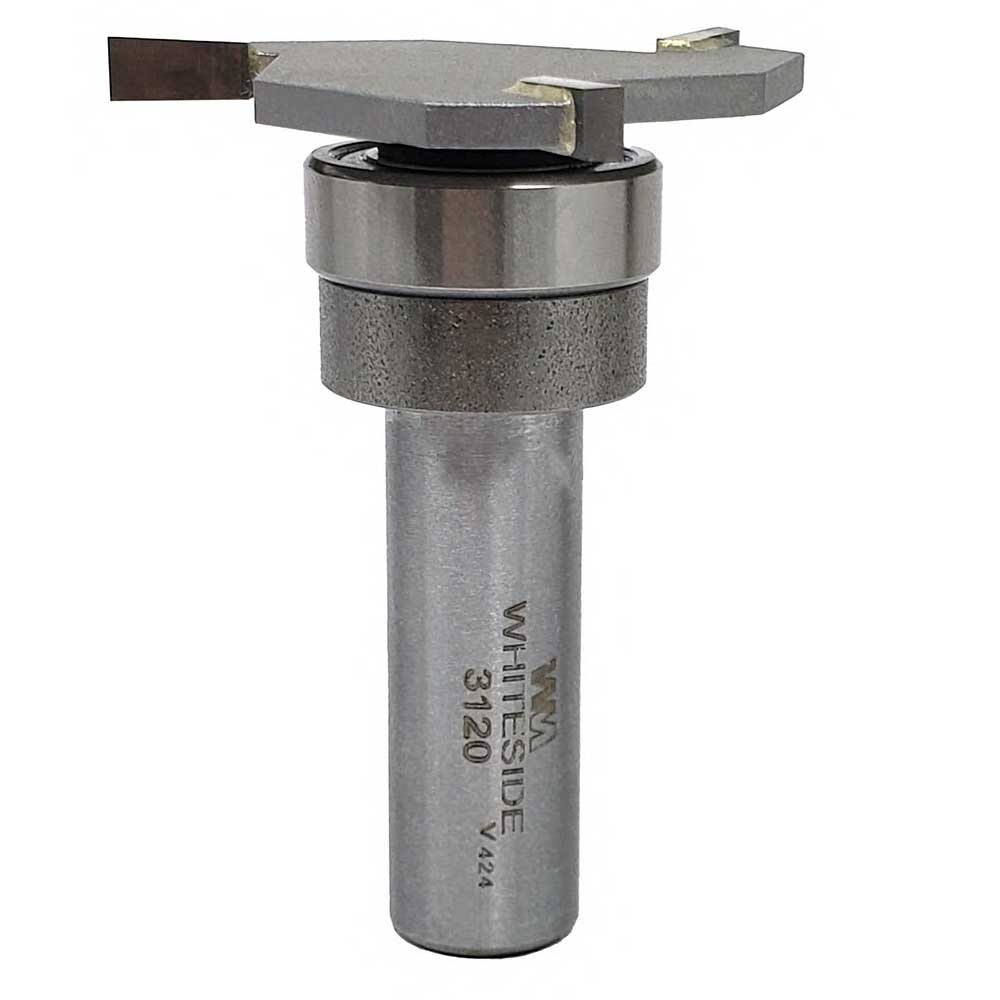 3120B Slot and Undercut Bit with B13 Bearing 1/4Kerf, 1/2D - 1/4"