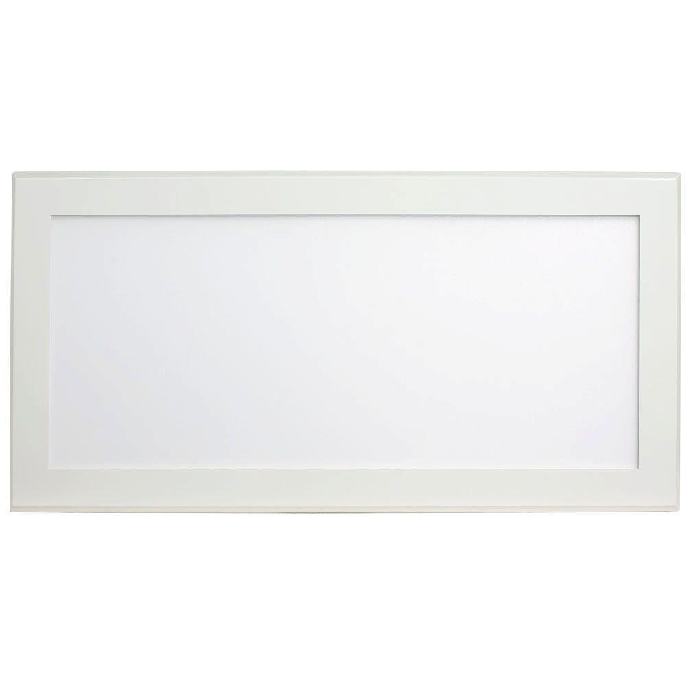 1 ft. x 2 ft. Edge-Lit 100-Watt Equivalent Soft White Integrated LED Flat Light Luminaire
