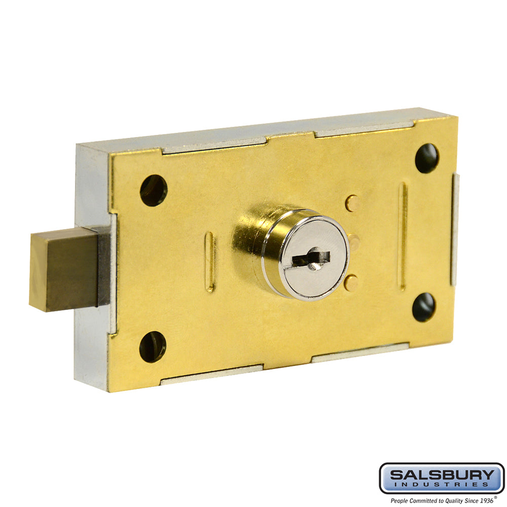 Commercial Lock for Letter Box or Receptacle with Two Keys