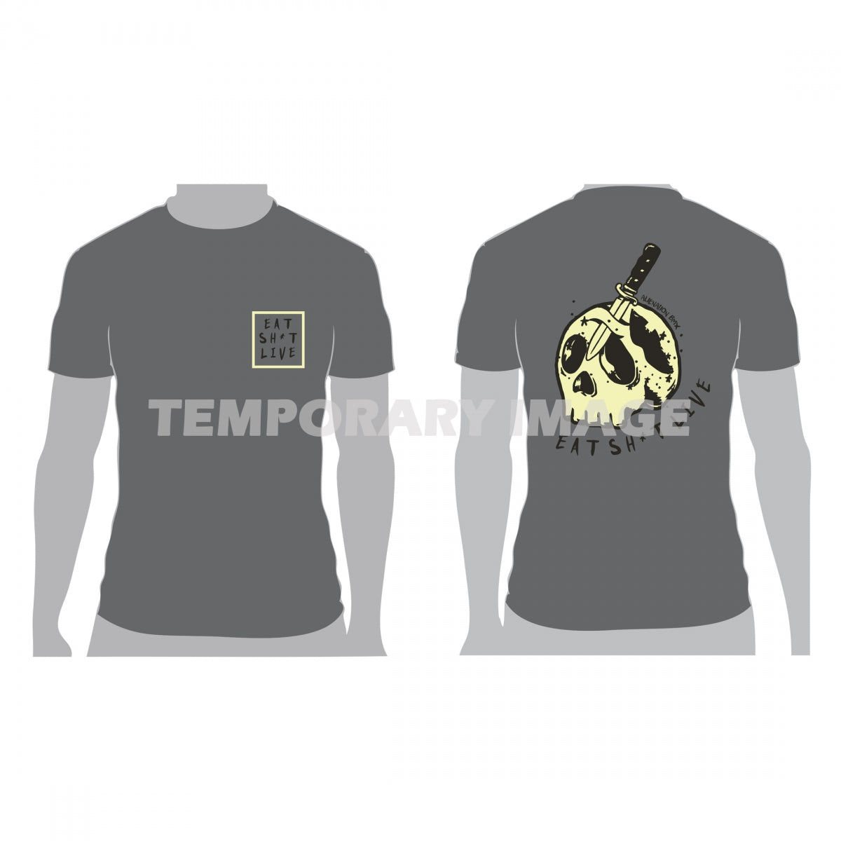 Alienation Eat, Sh*t, Live Grey XL Unisex