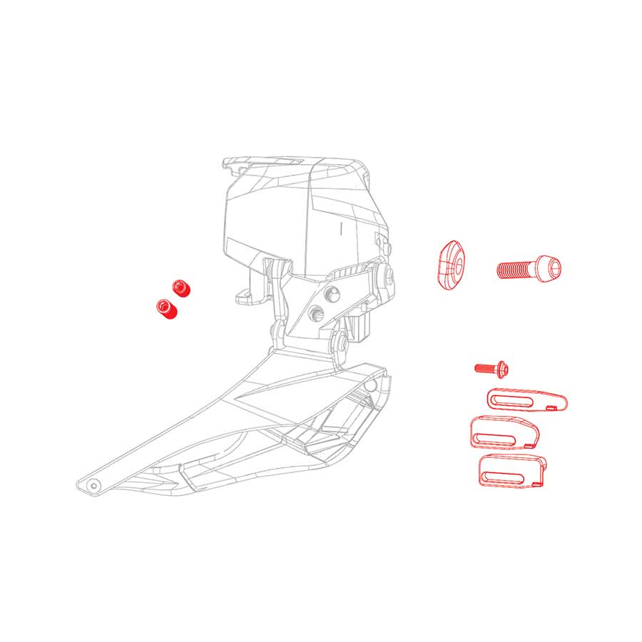 Sram 11.7618.007.001 Force eTap AXS Front Derailleur Parts Kit