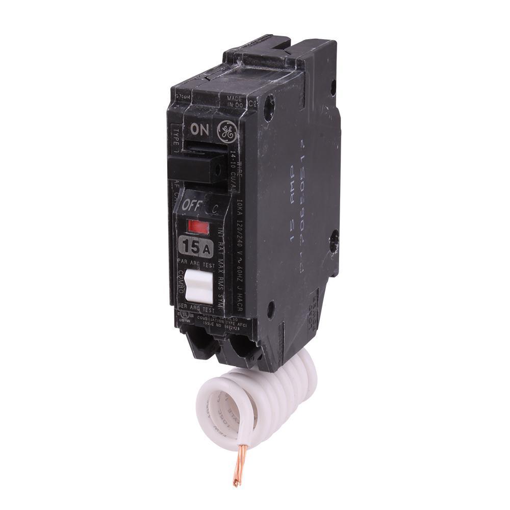 Q-Line 15 Amp Single-Pole Arc Fault Combination Circuit Breaker