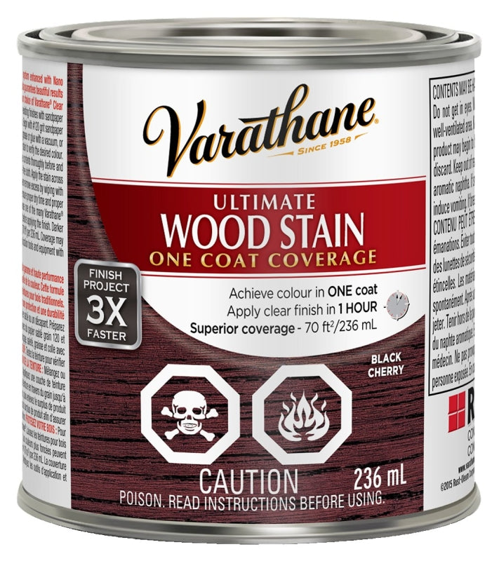 Varathane 302975 Stain, Black Cherry, Liquid, Can