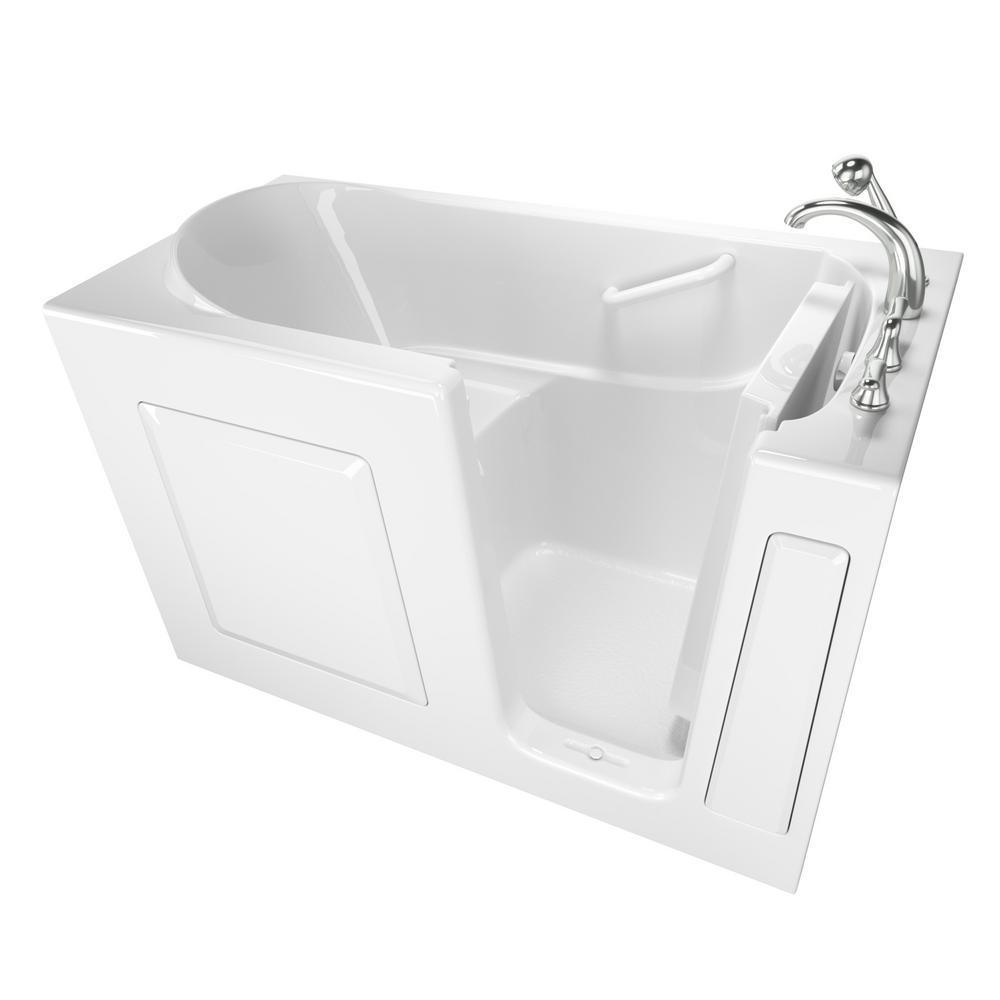 Value Series 60 in. Right Hand Walk-In Bathtub in White