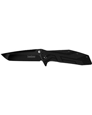 Kershaw 1990 Brawler - Black Blade, Black Handle