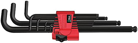 Wera 05022086001 950 Pkl/9 Bm N L-Key Set Red Plastic Holder Metric