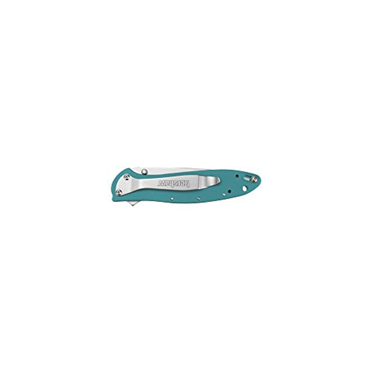 Kershaw 1660TEAL Leek, Teal Pocket Knife; 3 Bead-Blasted H-Performance Sandvik - Image 4