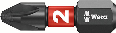 Wera 05073916001 Insert Bit 1/4" for Phillips Screws 1 x PH 2x25mm