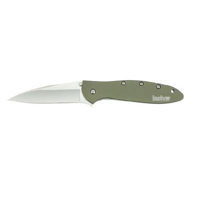 Kershaw 1660OL Leek Olive Handle with 14C28N Sandvik Steel
