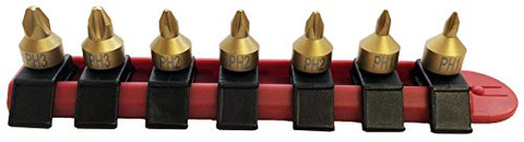 CTA Tools 9770 Stubby Phillips Bit Set 7-Piece Durable and Compact (9770)