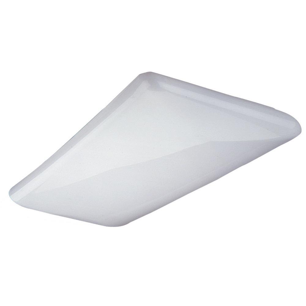 NICOR 225-Watt Equivalent White Integrated LED Designer Cloud Wraparound Fixture, High Output, 4000K