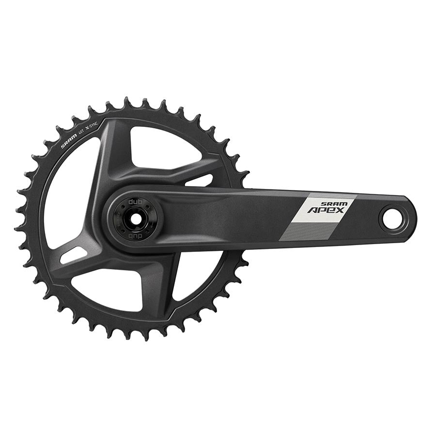 SRAM Apex D1 Crankset Speed: 12, Spindle: 28.99mm, BCD: Direct Mount, 42, DUB, 170mm, Black, Cannondale AI