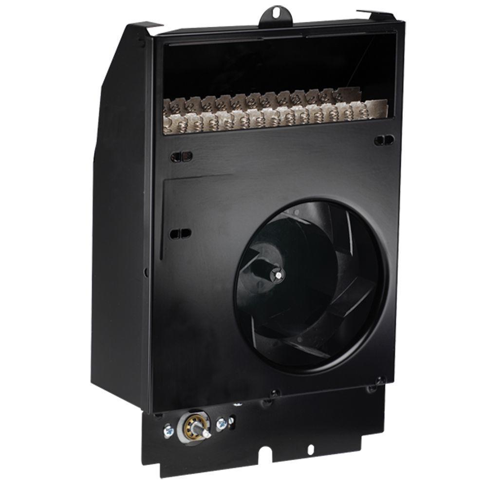 Com-Pak 1000-Watt 120-Volt Fan-Forced Wall Heater Assembly with Thermostat