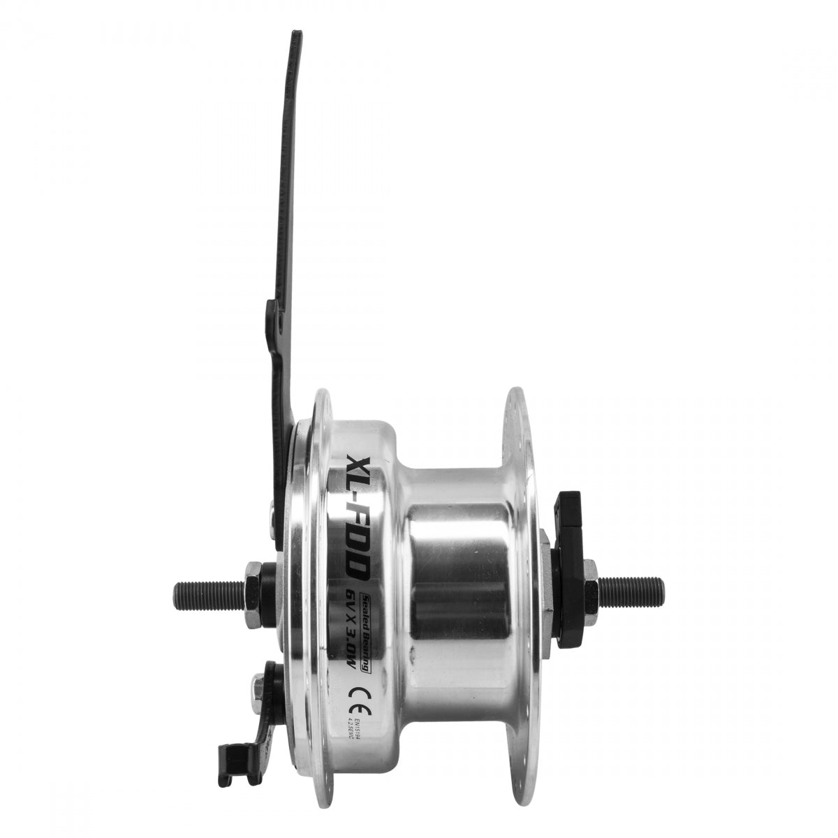 Sturmey Archer Drum Brake Hub w/ Dynamo FT 36H Sil