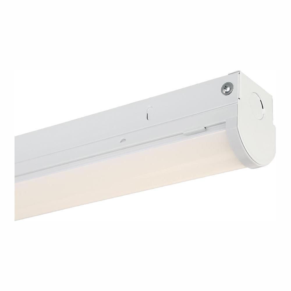 8 ft. 600-Watt Equivalent Integrated LED White MV 9,892 Lumens Linear Strip Light, 4000K