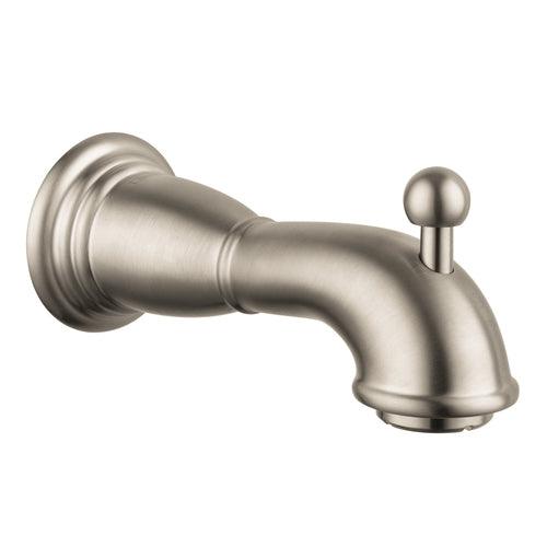 Hansgrohe Brushed Nickel Bathtub Spout with Diverter