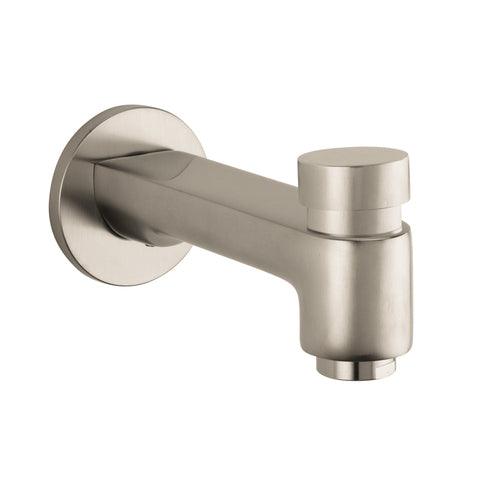 Hansgrohe Nickel Bathtub Spout with Diverter