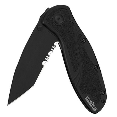 Kershaw 1670TBLKST Blur Tanto - BLack , Serrated