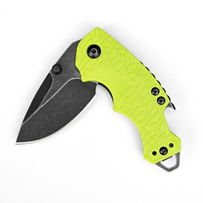 Kershaw 8700LIMEBW Shuffle Lime Green, 2.4" 8Cr13MoV SS, Blackwash Plain Blade