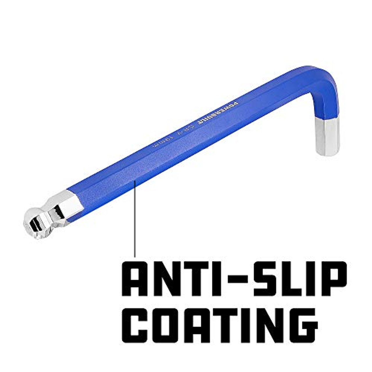 Powerbuilt 941642 13 Piece Metric Jumbo Long Point Magnetic Hex Key Wrench - Image 4