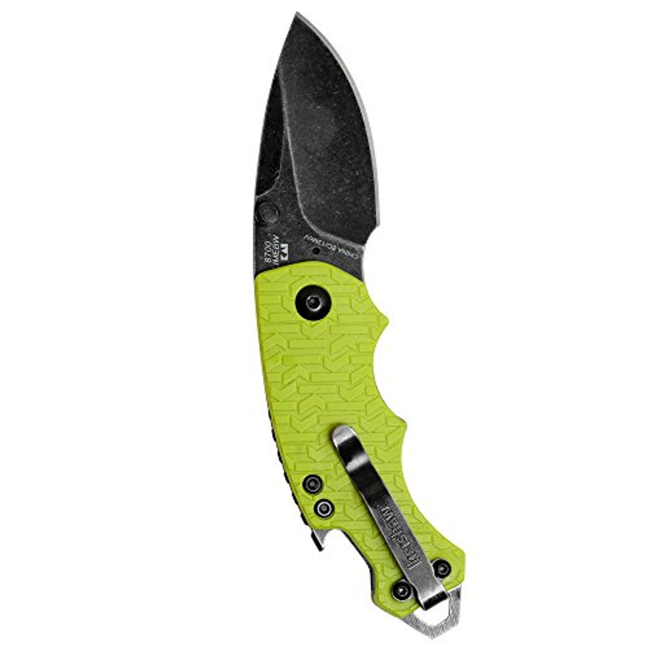 Kershaw 8700LIMEBW Shuffle Lime Green, 2.4" 8Cr13MoV SS, Blackwash Plain Blade - Image 3