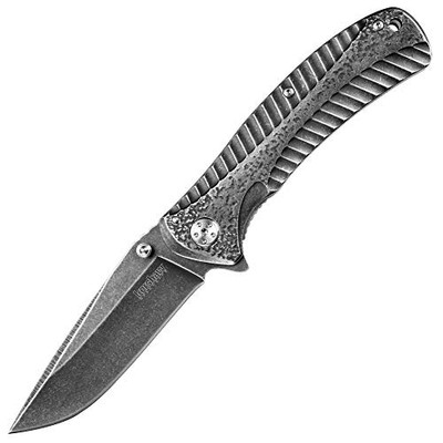 Kershaw 1301BWX Knives Starter Blackwash Clam