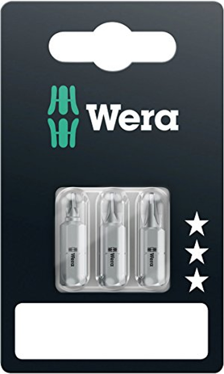 Wera 05073311001 855/1 Z Screwdriver Bits, 3 Pieces - Image 2