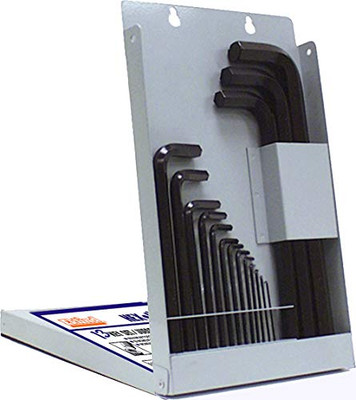 Eklind 13613 Ball-Hex-L Key Allen Wrench - 13pc set Metric MM sizes 1.3-17 Long
