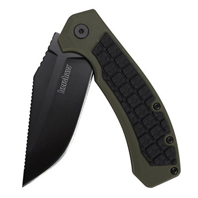 Kershaw 8760 Faultine Pocketknife; 3-Inch 8Cr13MoV Blade with KVT Manual Open