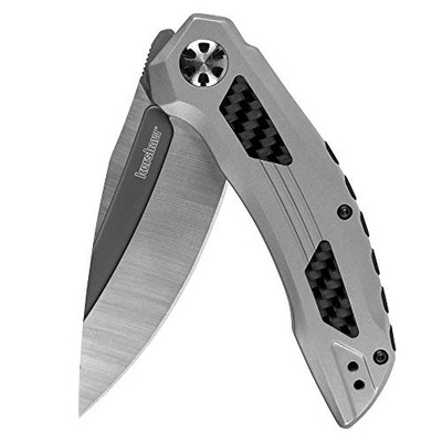 Kershaw 5510 Norad Folding Pocket Knife, 3.3 Inch Blade with Manual Open, Black