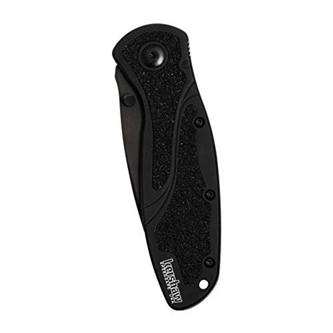 Kershaw 1670BLKST Blur Black Serrated; Folding Knife W/All-Black Body, Partially - Image 2
