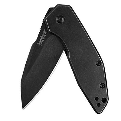Kershaw 2065 Gravel Folding Pocket Knife, 2.5-Inch Blade with SpeedSafe, Black