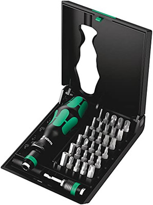 Wera Kraftform 71 Kompakt Security Bit Set – 32-Piece, Hexagon 1/4" (05057111001)