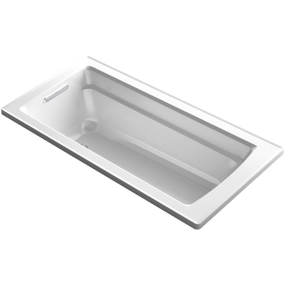 Archer 5.5 ft. Reversible Drain Bathtub in White