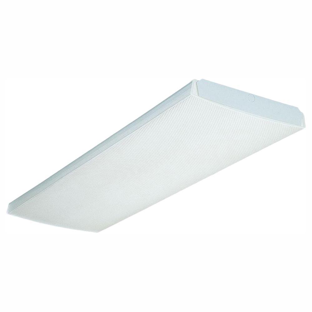 LB 4 32 MVOLT 1/4 GEB10IS 4 ft. 4-Light Gloss White Fluorescent Wrap