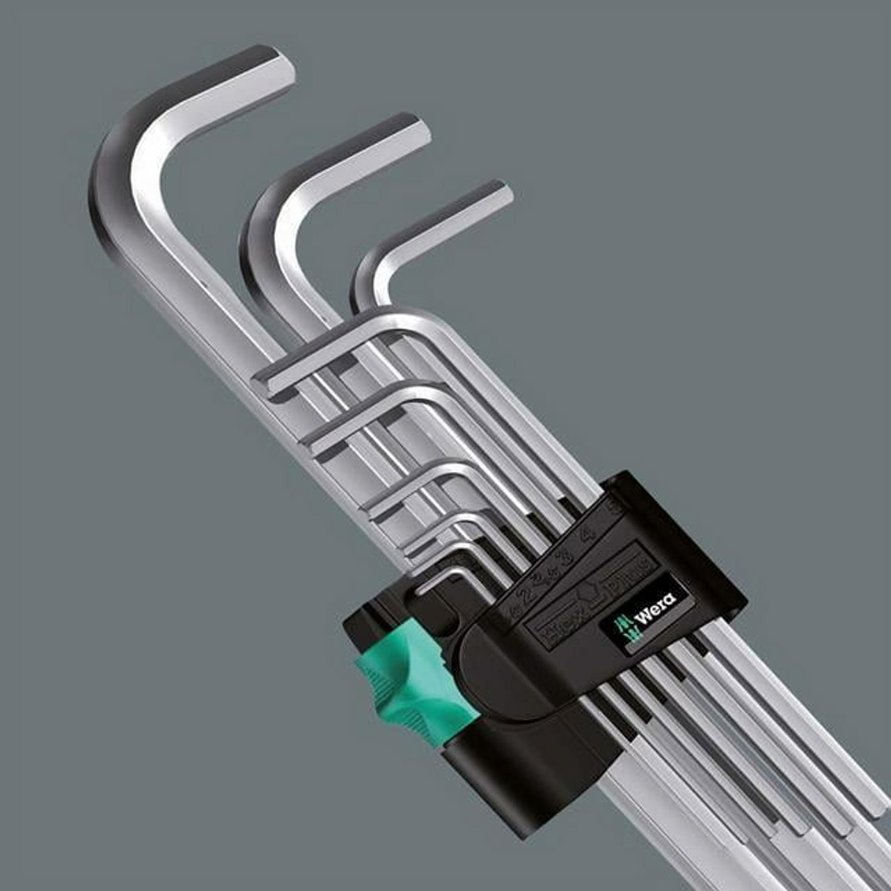 Wera Hex-Plus Chrome-Plated Long Shaft Metric L-Key Allen Wrench, 7 (5022181001) - Image 2