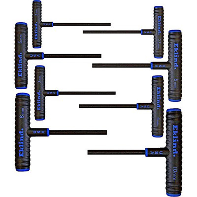 Eklind 64608 Power-T Handle Hex Key Allen Wrench - 8pc set Metric MM sizes 2-10