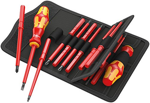 Wera VDE 60 i/62 i/68 i/18 Insulated Blade Set (05347108001)