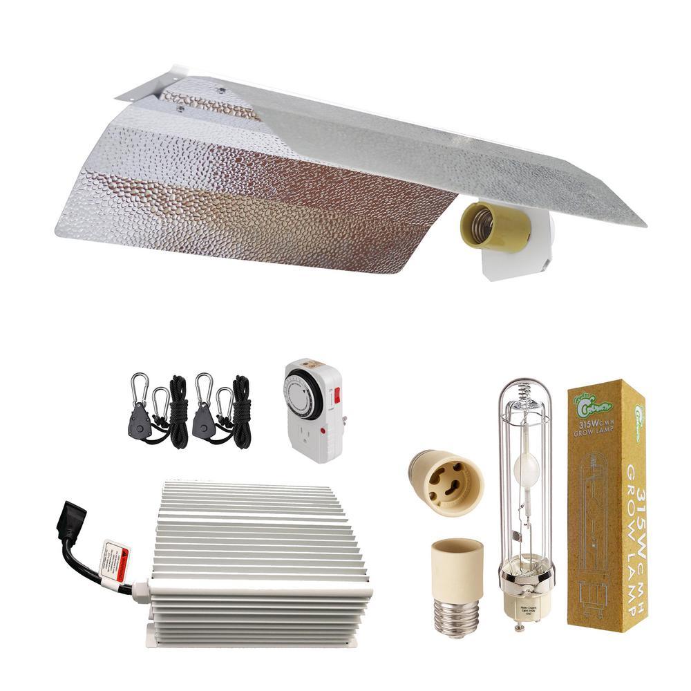 315-Watt CMH Ceramic Metal Halide Grow Light System with Basic Wing Reflector