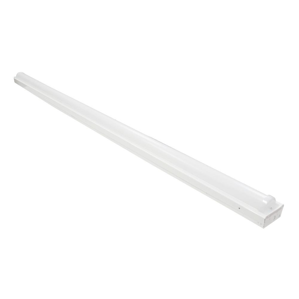 LS1- 8 ft. 675-Watt White Integrated LED Linear Strip Light in 5000K