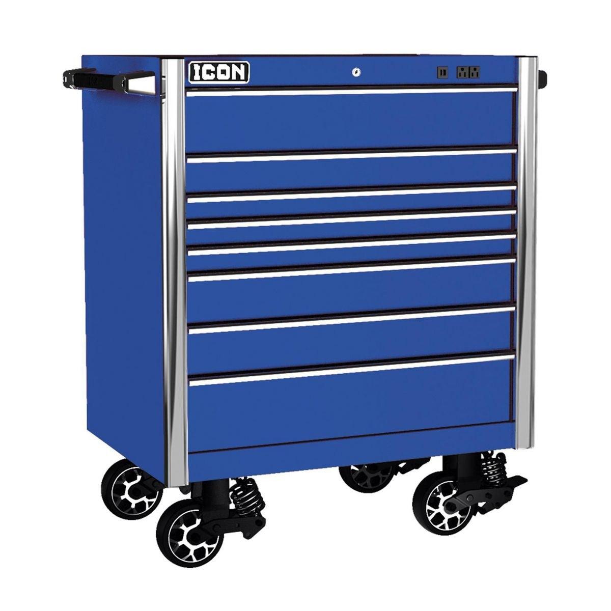 36 in. x 25 in. Professional Roller Cabinet - Blue