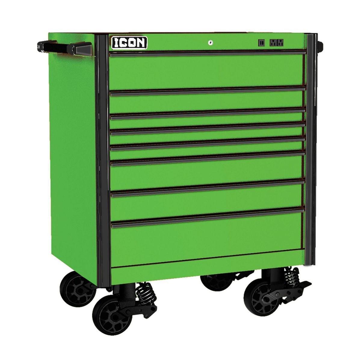 36 in. x 25 in. Professional Roller Cabinet - Green