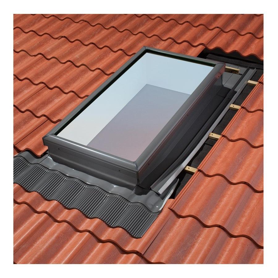 VELUX Curb Mount Tile Roof Aluminum Flashing Kit for Skylights