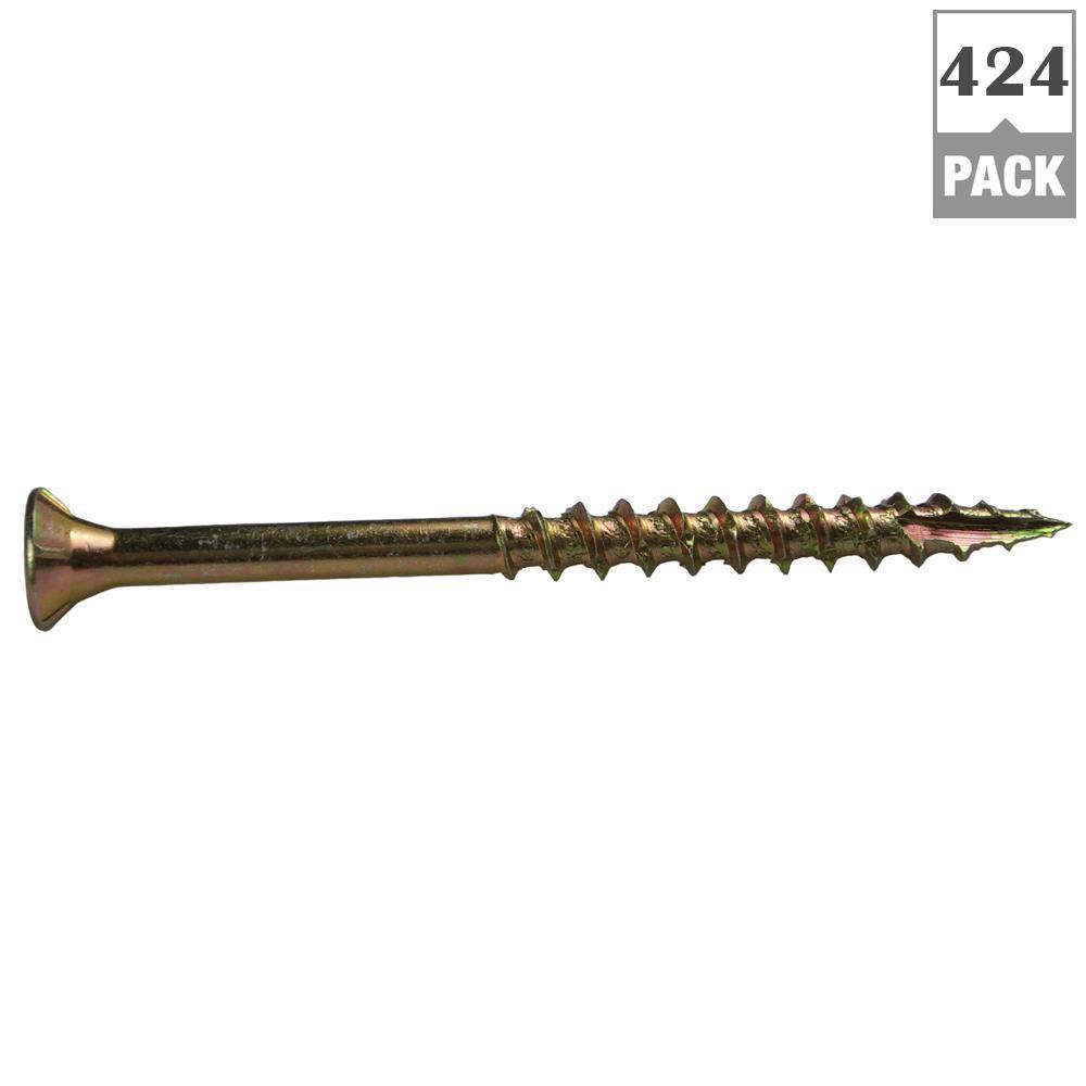 #8 x 2-1/2 in. Phillips Bugle-Head Construction Screw (5 lbs./Box)