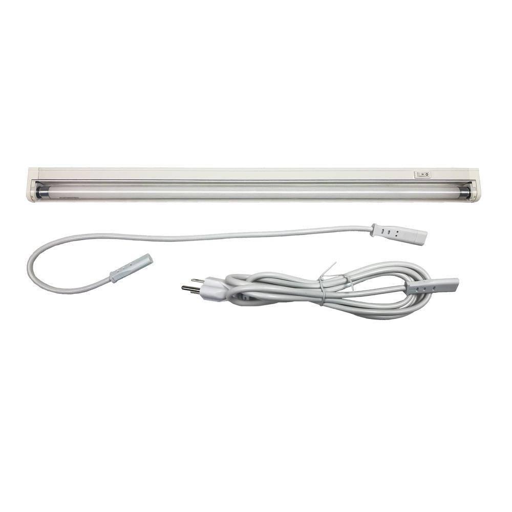 2 ft. T5 1-Bulb High Output 24-Watt Fluorescent Grow Light Fixture